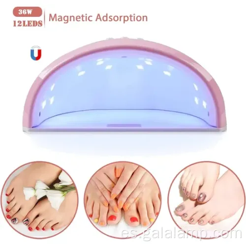 Secador de uñas UV compacto con pantalla LED